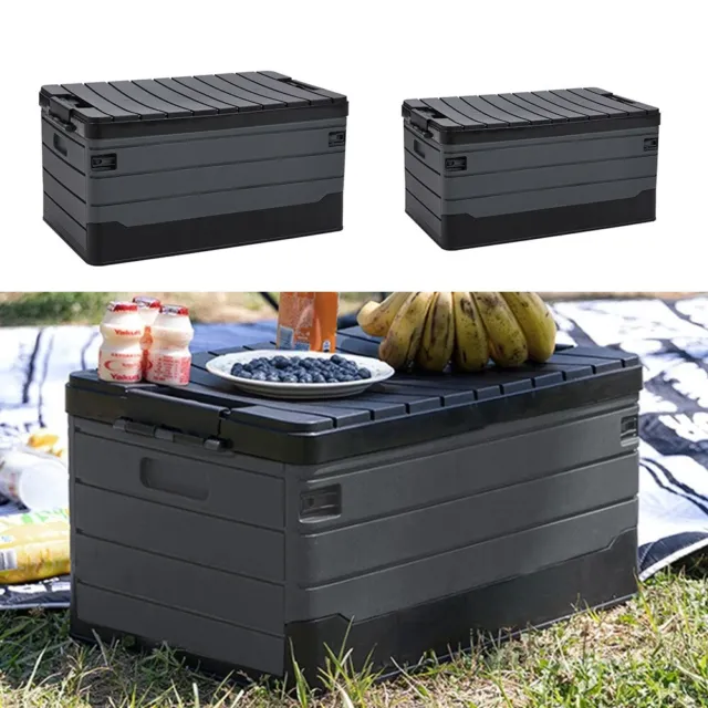 Camping Folding Storage Box Outdoor Fishing Container Organizer Car Trunk Picnic