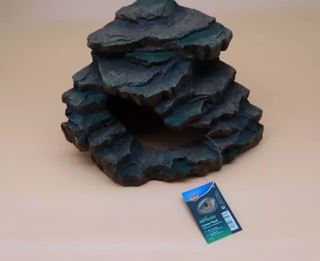 Eck-Fels mit Höhle und Plattform, 26 × 20 × 26 cm Teils defekt