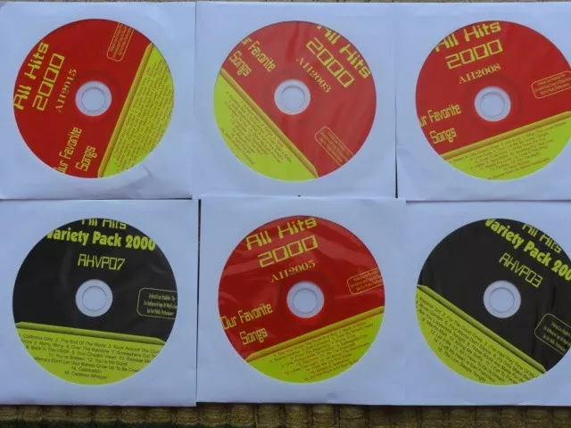 6 Karaoke Cdg Discs Oldies Rock - Rock,Styx,Cheap Trick Set Music Lot Cd Cds *