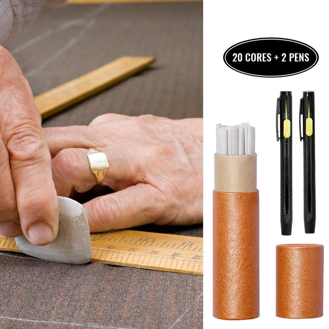 22pcs Tailors Sewing Chalk Pencil Patchwork Disappearing Fabric Marker Pens Kit