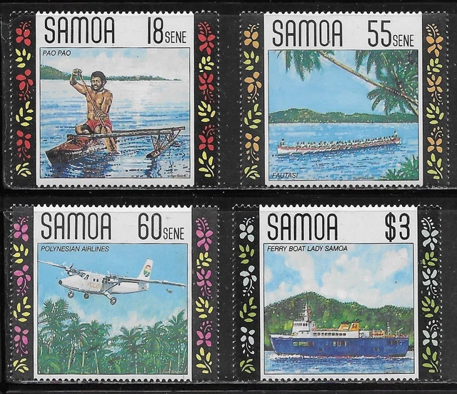 Samoa Scott #'s 769 - 772 MNH