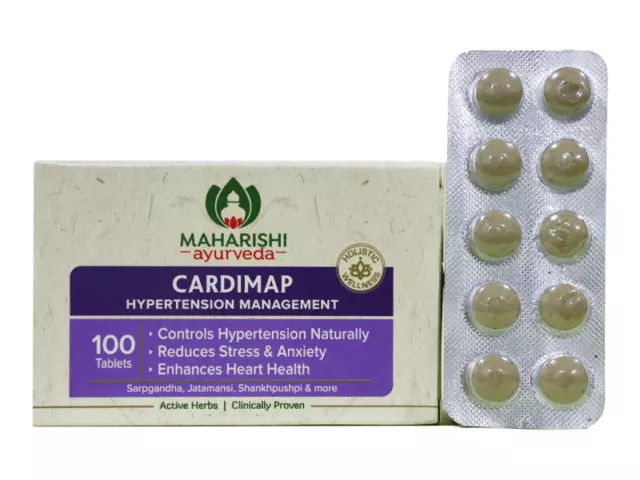 2 tabletas Maharishi Ayurveda Cardimap 100 (paquete de 2)