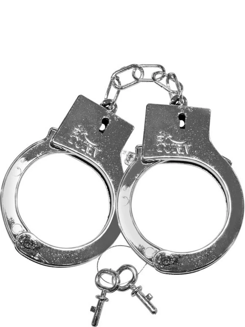 Police Poliziotti / Ladri Manette + Chiave Adulti Metallo Accessorio Vestito