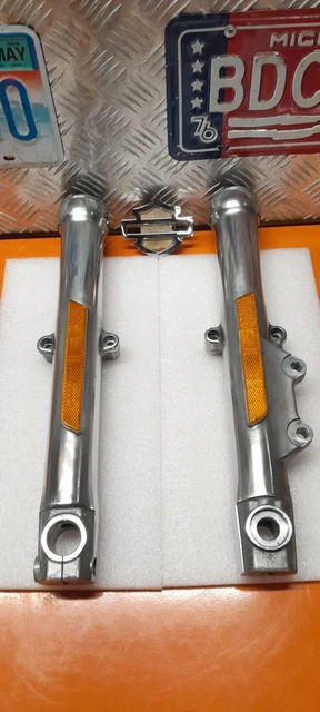 Foderi Copri FORCELLA DA 49mm PER CAFE RACER NAKED OLD STYLE HARLEY Davdson Dyna - copertina
