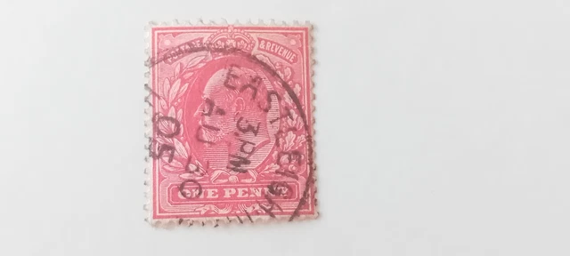 GB KEV11 1d Red - Eastleigh Hampshire Postmark