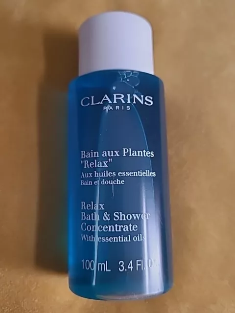 Clarins Relax Bath & Shower Concentrate 100ml - NEW *Fast Combined P&P Available