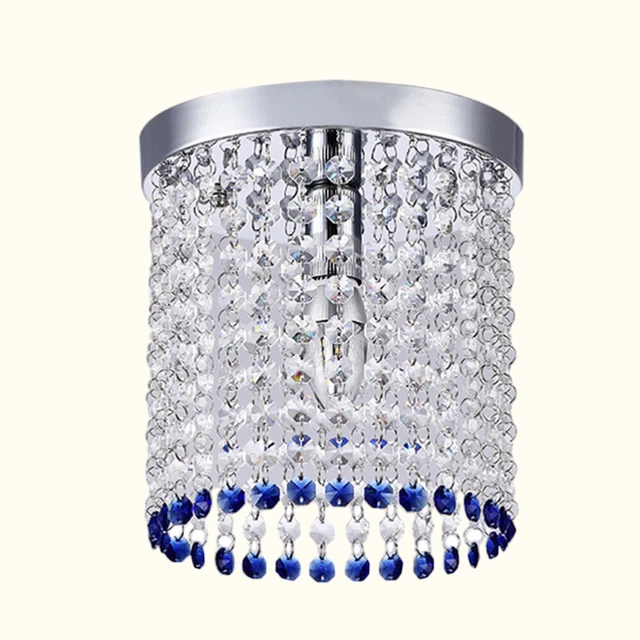 Ceiling Glass Light Crystal Pendant Lamp Hanging Light Pendant Chandelier