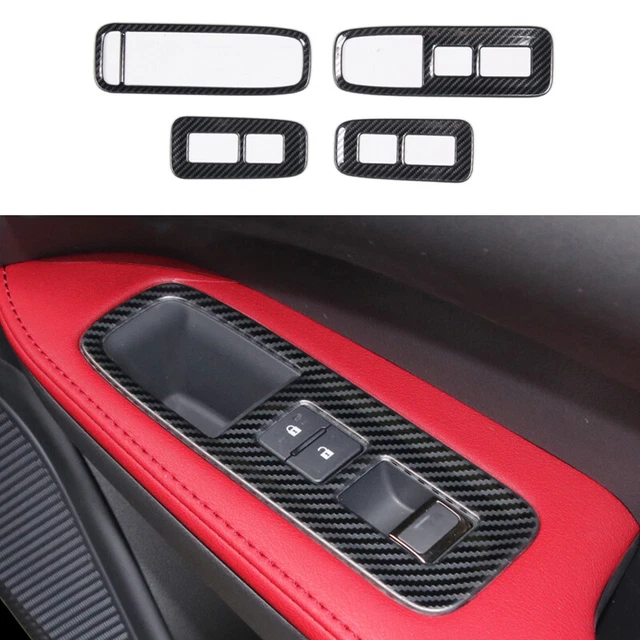 FOR LEXUS RX500H 20232024 Carbon Fiber Steel Window Lock Lift Panel
