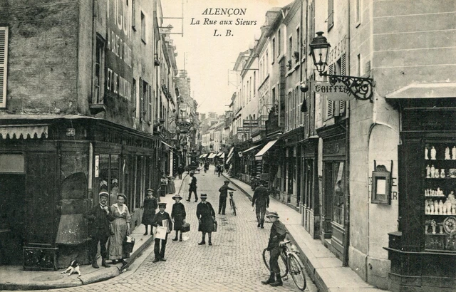Carte ALENCON La rue aux Sieurs