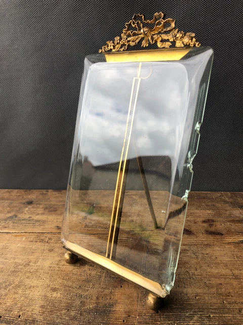 Cadre Ancien En Laiton Doré Style Louis XVI XIXème Siècle - Français