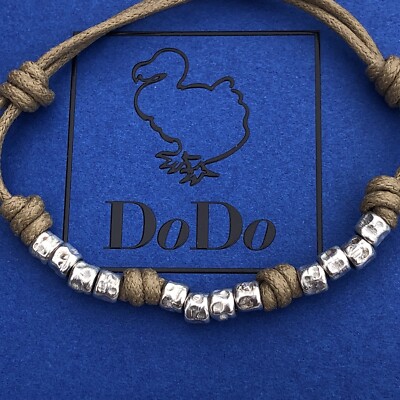 Pomellato Dodo Pomellato Bracciale Marrone Unisex Granello Turchese Argento 100% Originale 