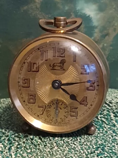 Reloj /Despertador/Estilo Art Deco Duverdrey et Bloquel/Bayard/Funciona