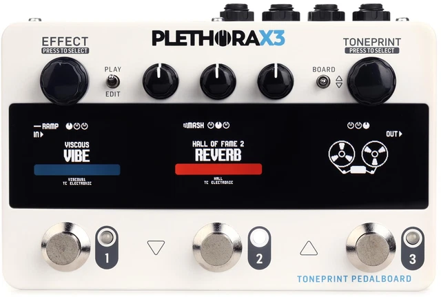 TC Electronic Plethora X3 TonePrint Multi-FX Pedalboard