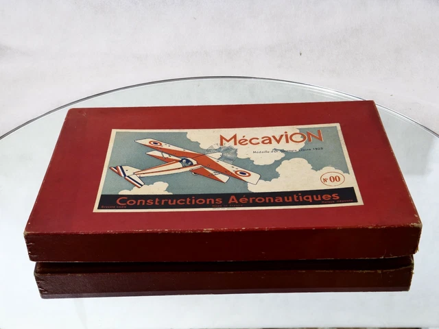 MECAVION 00 AVION coffret aviation Baby ancien en tôle lithographiée MECAVION 00 AVION coffret aviation Baby ancien en tôle lithographiée