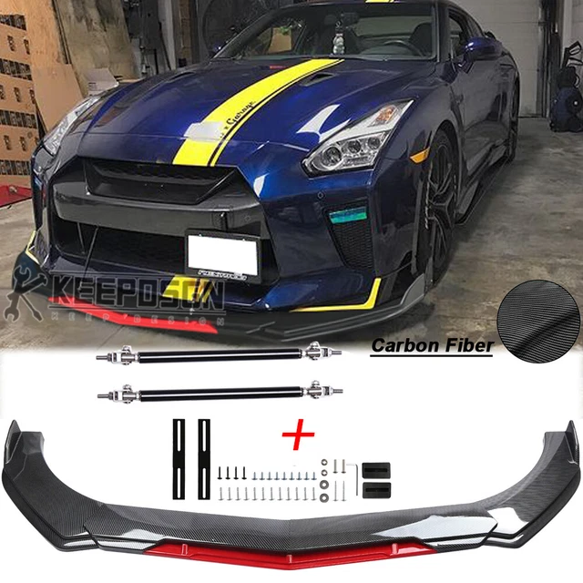 CARBON FIBER FRONT Bumper Lip Splitter Body Kit for Nissan Skyline GTR