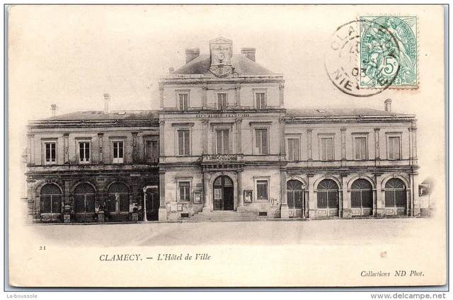 58 CLAMECY - l'hotel de ville ---