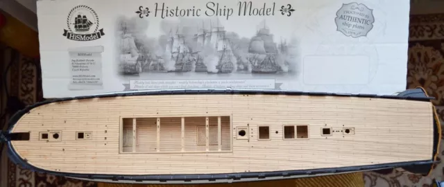 Revell USS United States 1:96 - laser cut wooden deck for model