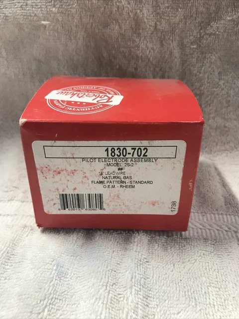RobertShaw 1830–702 pilot electrode assembly Standard Flame Pattern Model 2S-2￼