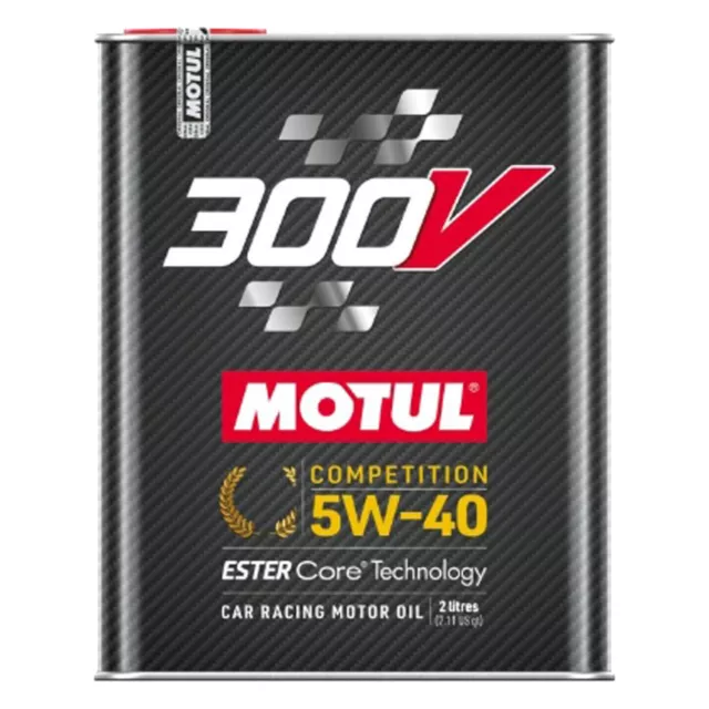 2L MOTUL 300V COMPETITION 5W-40 Motoröl Ester Core Rennsport Motorsportöl 110817