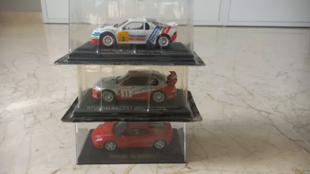 Lote de 3 coches a escala 1/43