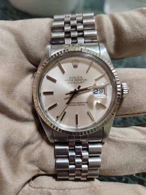 Datejust argento sales