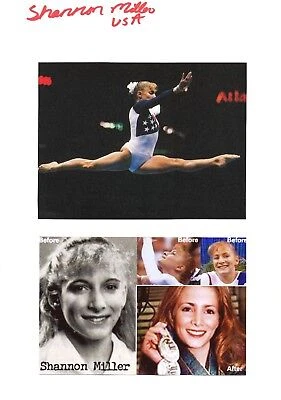 Shannon Miller  USA  Turnen 1.OS 1996 Karte original signiert WL 340643
