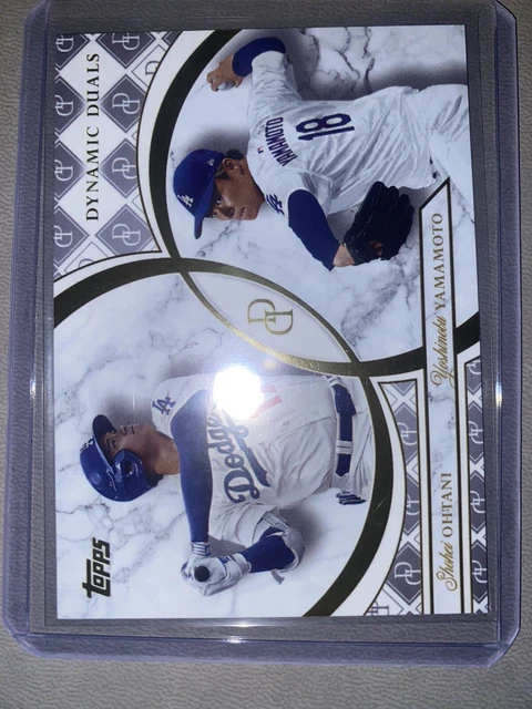 2024 TOPPS DYNAMIC Duals SHOHEI OHTANI YOSHINOBU YAMAMOTO Los Angeles ...