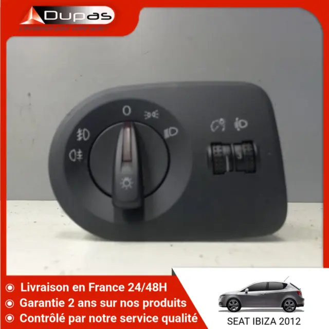 🇫🇷  Commande Eclairage Seat Ibiza ♻️ 6J1941531Alat7