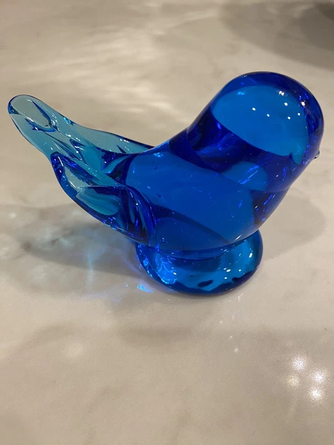 Vintage Leo Ward Signed 1996 Blue Bird Of Happiness