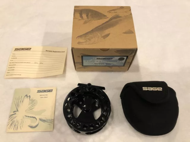 SAGE MODEL 3300 5/6 Weight - Fly Reel - Black Anodized - New In Box $227.50  - PicClick