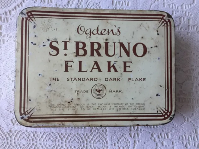 Ogden's Liverpool St Bruno Flake Vintage Tobacco Tin