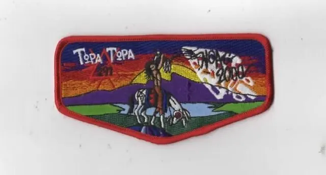 OA Topa Topa Lodge 291 2000 NOAC S76 RED Bdr. Ventura County Council 57, CA [SLV