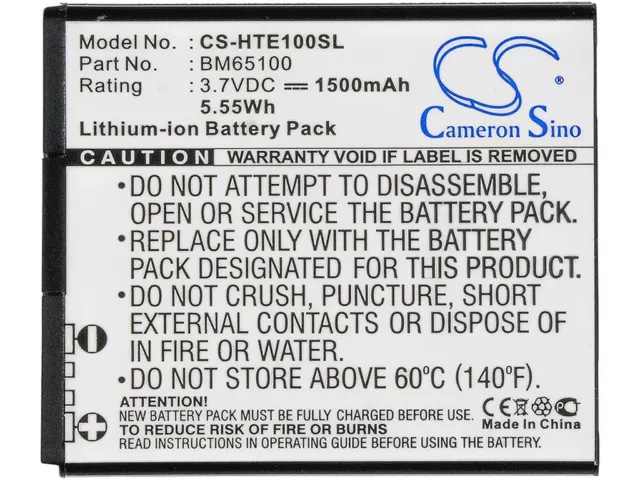 35H00213-00M Battery for HTC e1  603e  CSN  HTX21UAA  Infobar A02 Desire 501 NEW