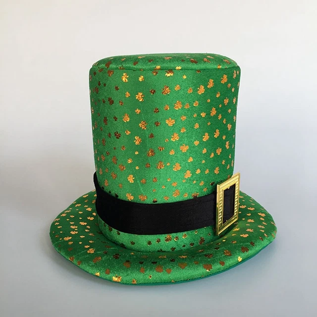 10X(GREEN TOPPER . 's Day Hat Green Top Hat Fun Leprechaun Hats1042 £49