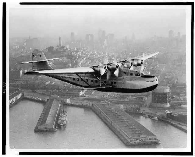 Photo:Pan American Airways 'China Clipper' 1936,Coit Memorial