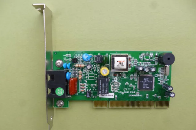 PCI-Carte Modem Interne  Faxmodem Connectland 56k V.92  RJ11