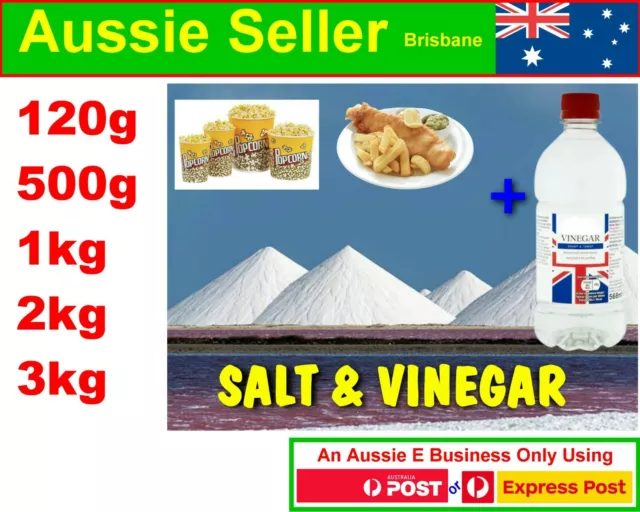 Salt and Vinegar Seasoning 120g 500g 1kg 2kg 3kg for Hot Fish & Chips
