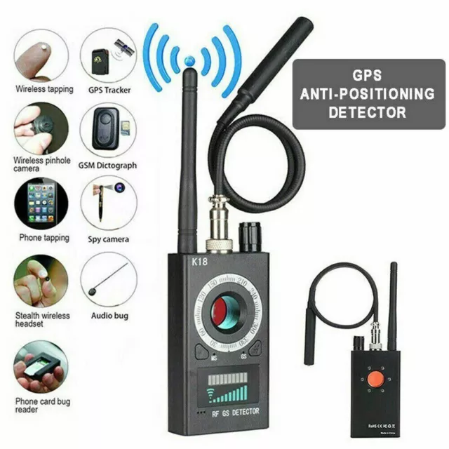 KAMERA AUFSPÜRGERÄT WANZEN FINDER DETEKTOR RF SPY BUG GSM GPS 1MHz-6000MHz Neu