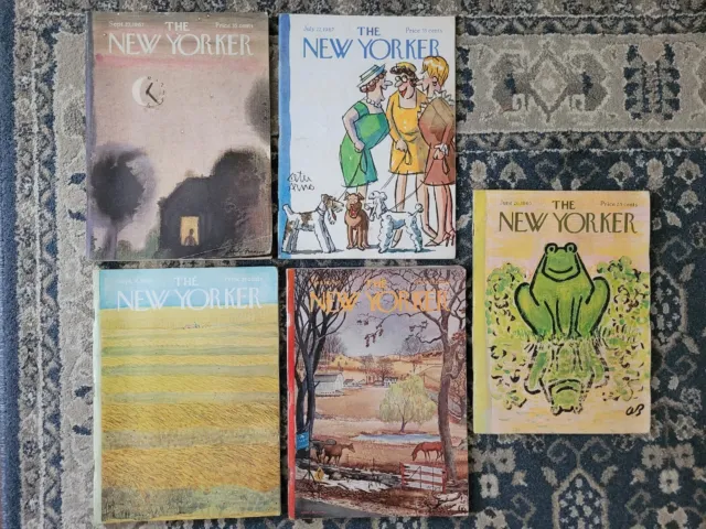 1960's Full The New Yorker Magazine Lot (5) Peter Arno More