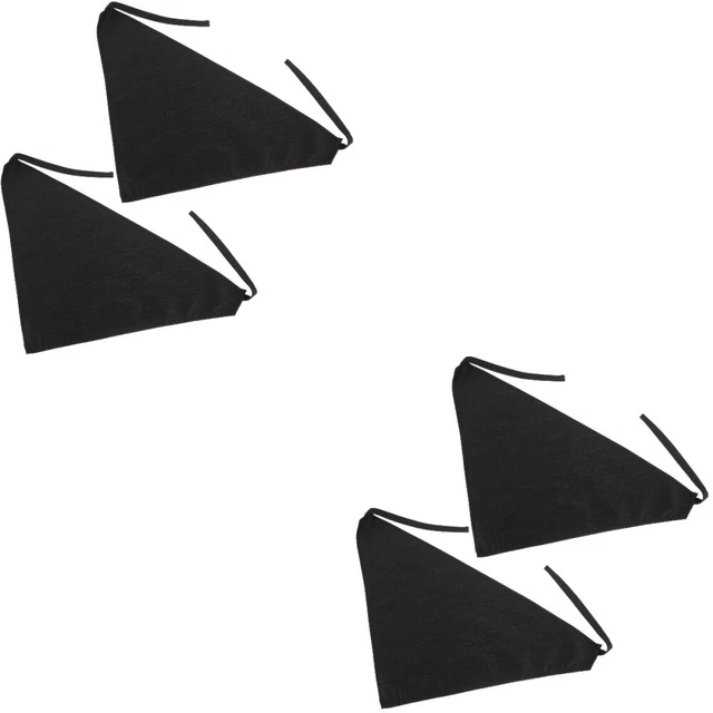 4 pcs Unisex Chef Accessories Hair Caps Chef Turbans Cook Hats