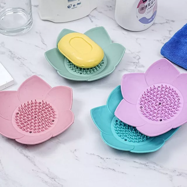 Silicone Silicone Soap Tray Waterproof Soap Dish  Extend Soap Life