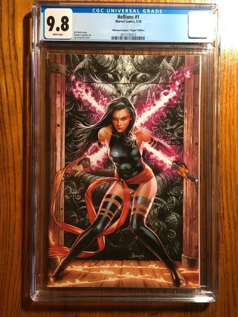 HELLIONS #1 CGC 9.8 NM/MT - Jay Anacleto Unknown Virgin Variant