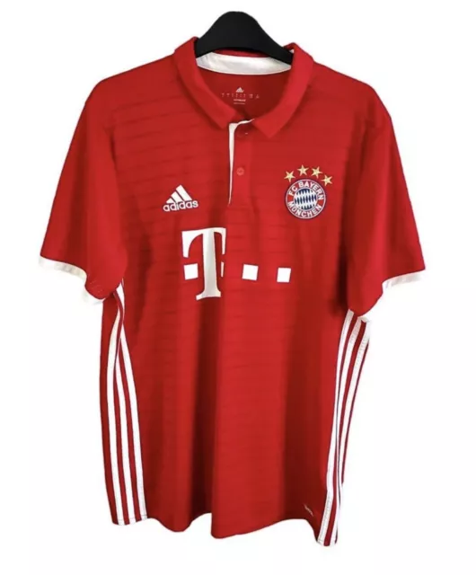 2016/2017 Bayern Munich Adidas Shirt Camisa Home Jersey Size Mens Large