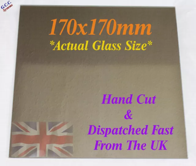 170 x 170mm Mirror Glass Plate For Heated 3D Printer Bed Creality ANet Prusa