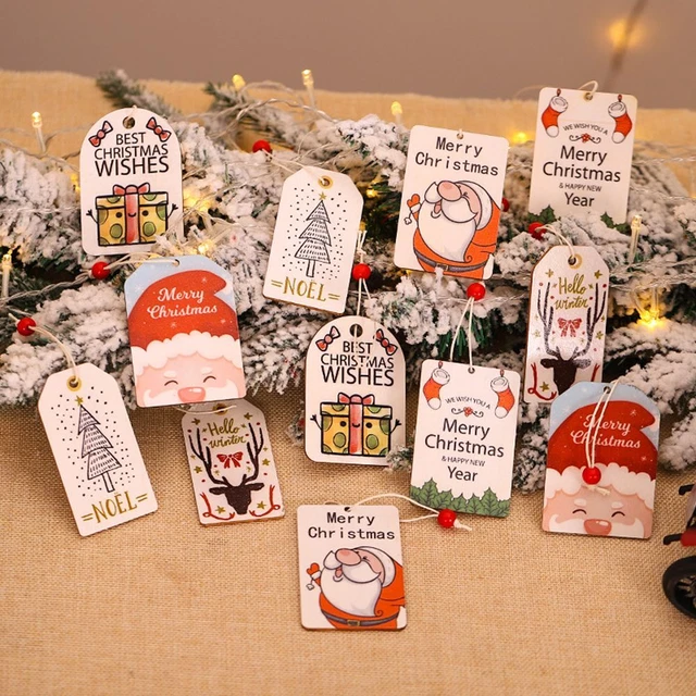 Snowman/Elk/Santa Claus Xmas Hanging Christmas Tree Decoration Wooden Ornaments