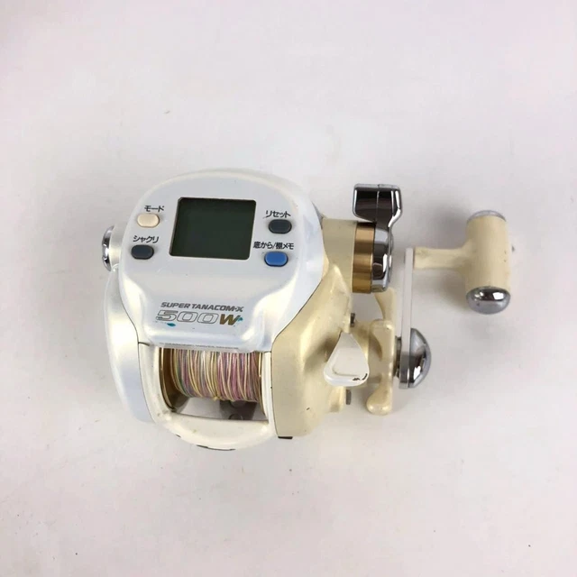 リール DAIWA super tanacom-500W Daiwa SUPER TANACOM S 500WP 500 Electric Reel Working Tested