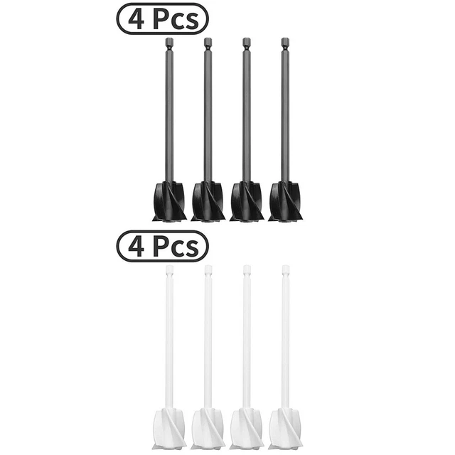 Effortlessly Mix Epoxy and Paint with Standard Hex Shank Resin Paddles Set of 4