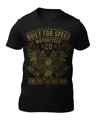 Costruiti per velocità Moto Co. 2002-Biker T-Shirt Uomo-Donna T-shirt