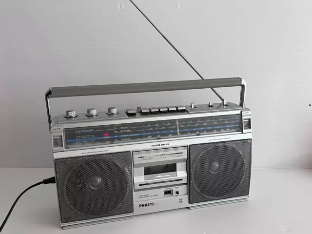 POSTE RADIO CASSETTE PHILIPS Vintage An 70 80's Fonctionne bien K7 & RADIO  EUR 99,99 - PicClick FR
