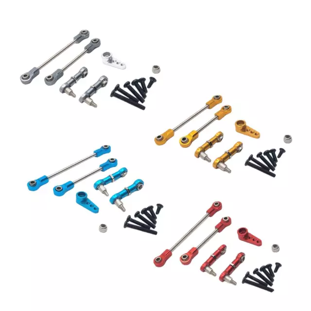 RC Car Steering Rod Pull Rod, Spare Parts Upgrade Parts for Wltoys Accessories